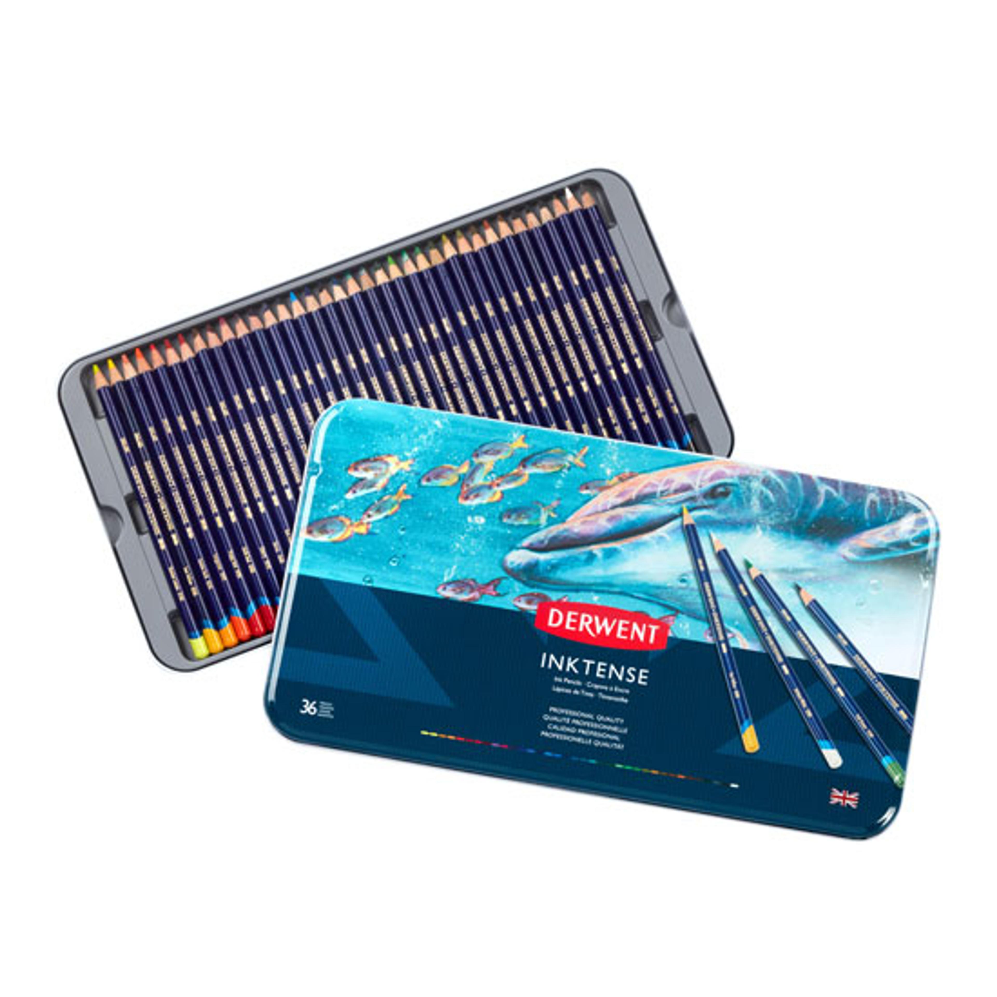 Derwent Inktense Pencils. Set of 36