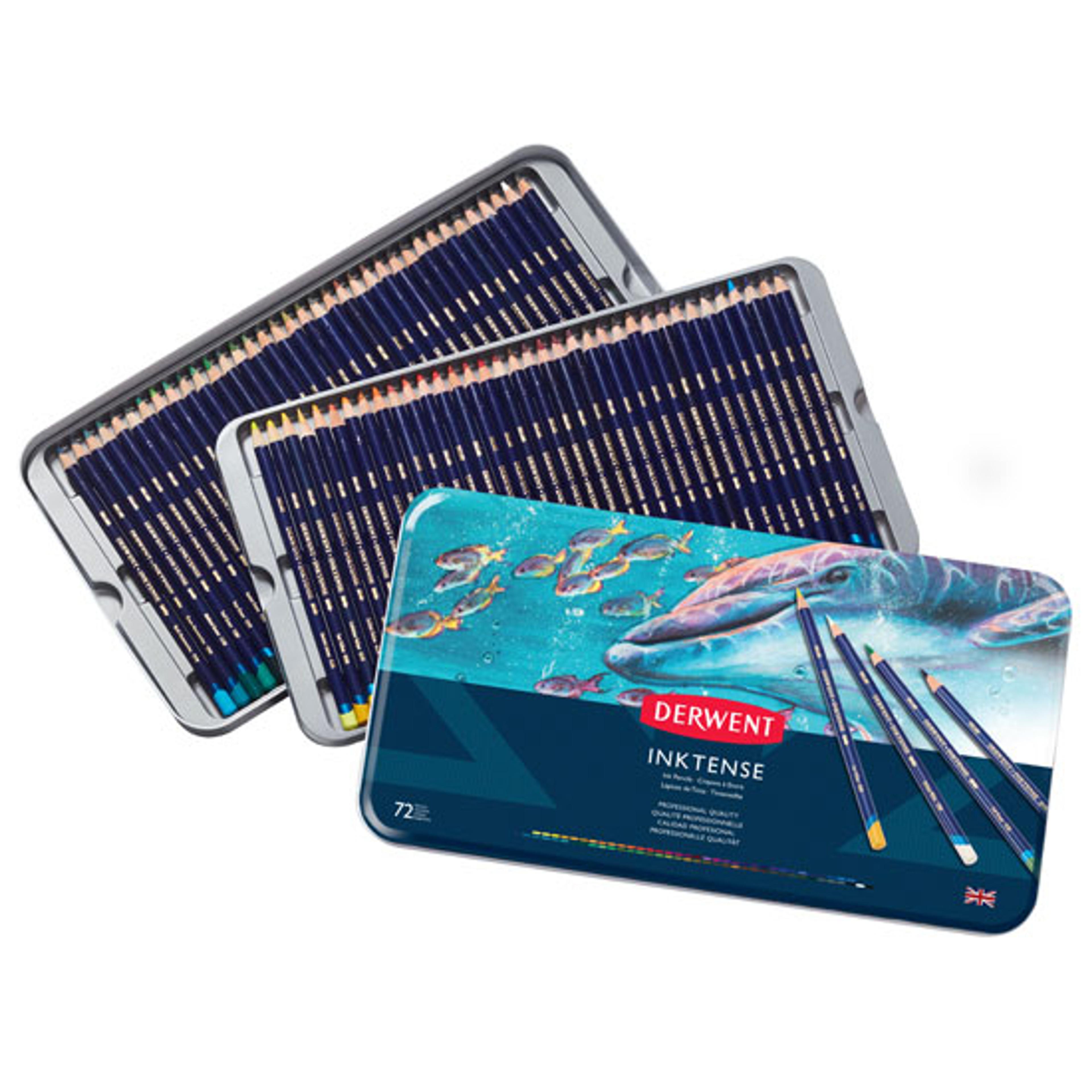 Derwent Inktense Pencils. Set of 72