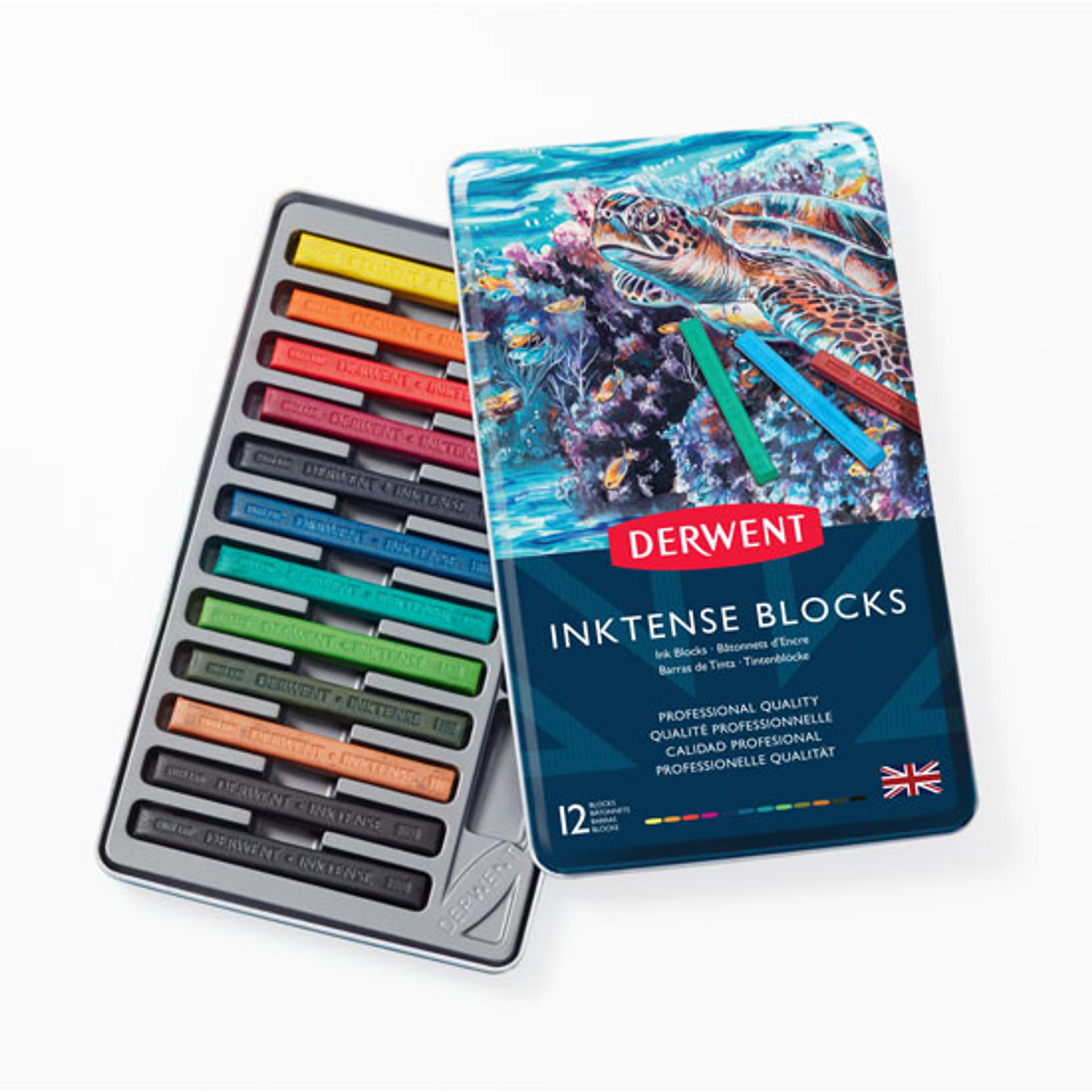 Derwent Inktense Blocks. Set of 12