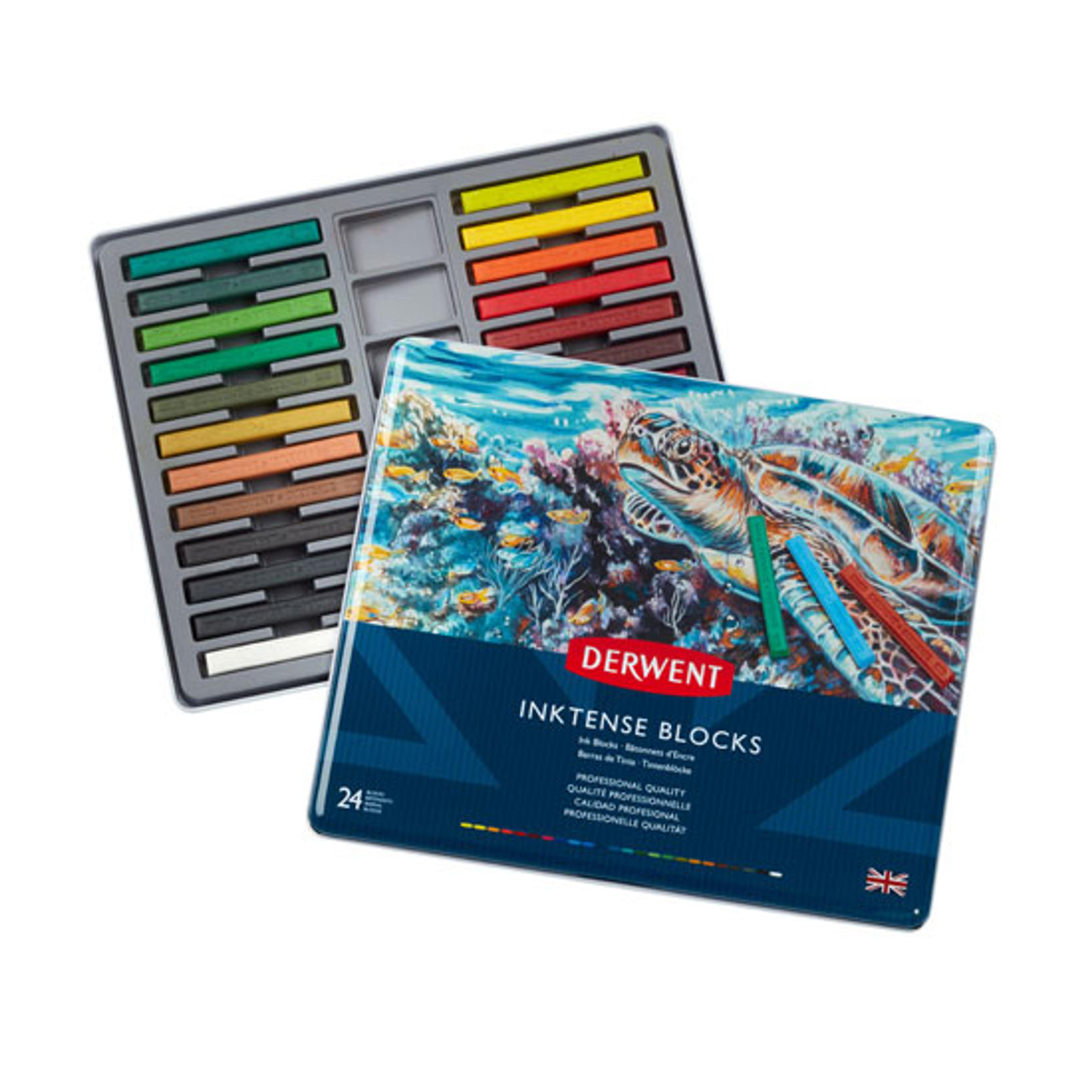 Derwent Inktense Blocks. Set of 24