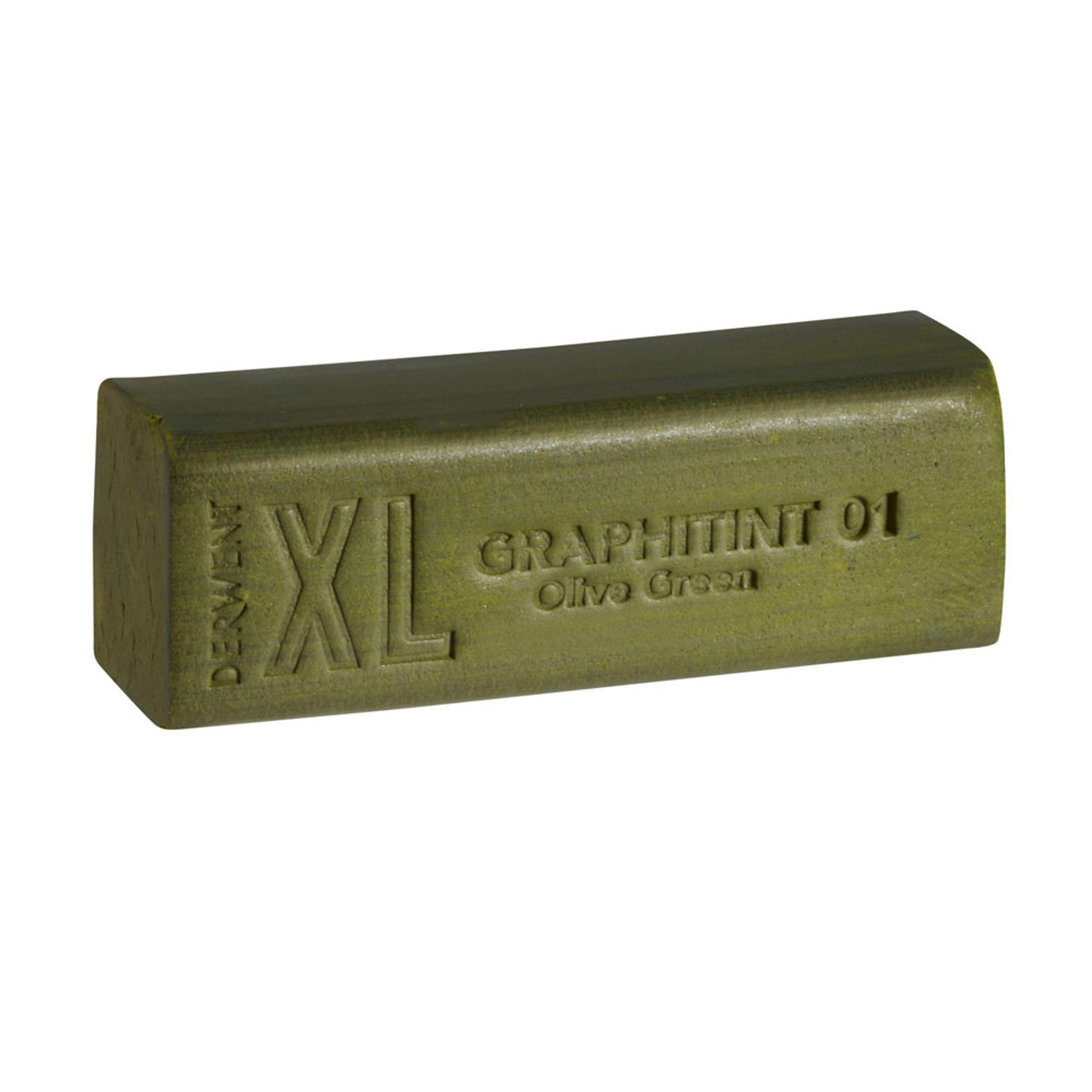 Derwent XL Graphite Block - Olive Green