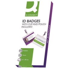 Laminated Badge With Clip - Pack of 25