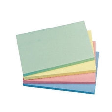 Coloured Sticky Notes 125 x 75mm - Pastel Rainbow - Pack of 12