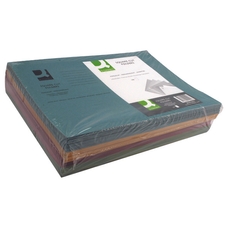 Square Cut Folders Medium Weight - Assorted - Pack of 100
