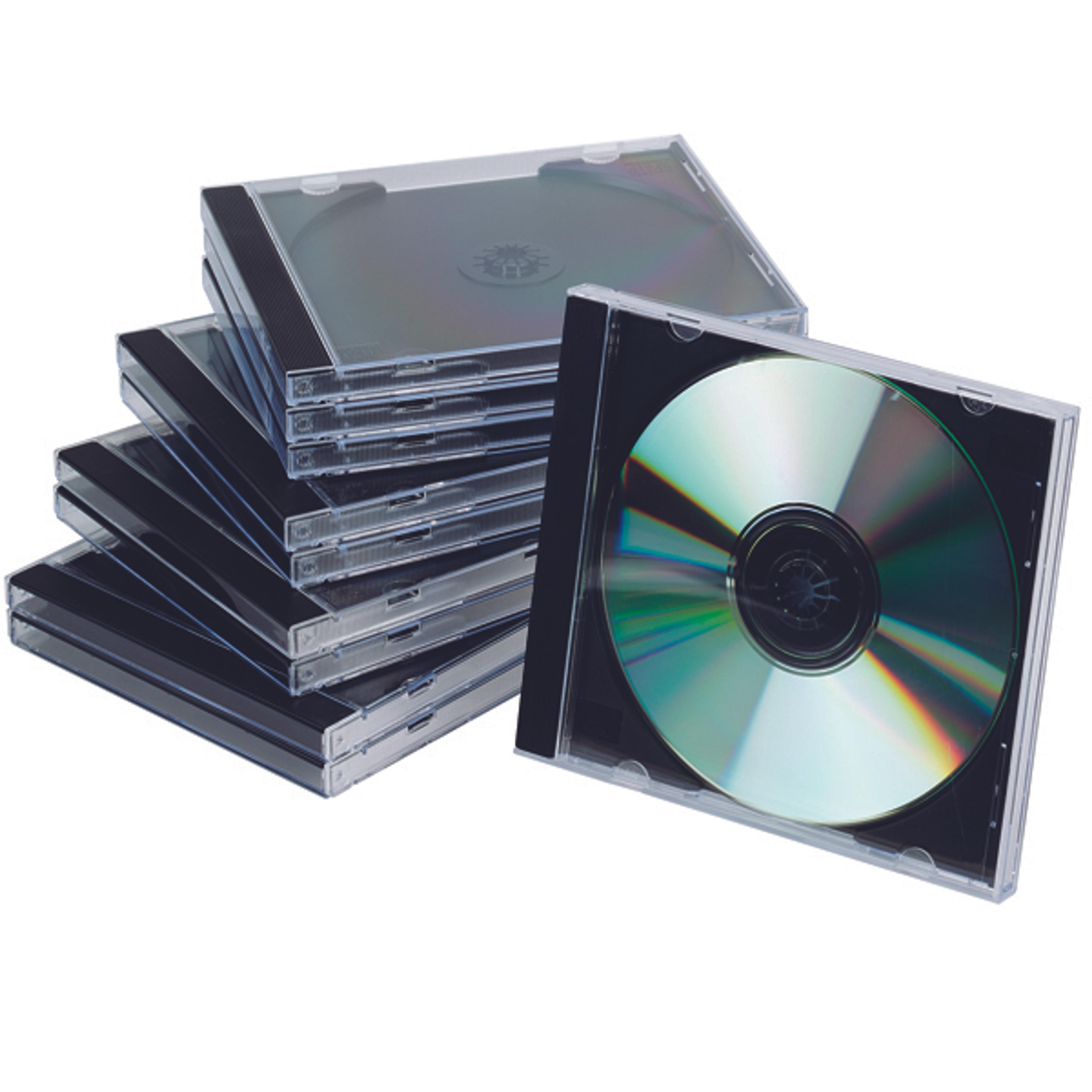 Standard CD Jewel Cases - Pack of 10