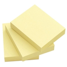 Sticky Notes 50 x 75mm - Yellow - Pack of 12