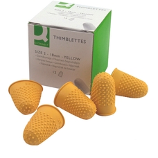 Thimblettes - Size 2 Yellow - Pack of 12