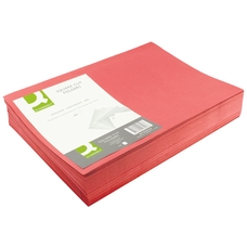 Square Cut Folders Light Weight - Red - Pack of 100