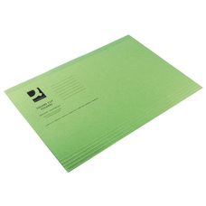 Square Cut Folders Light Weight - Green - Pack of 100