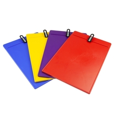 Klipboard - Assorted Primary Colours - Pack of 4