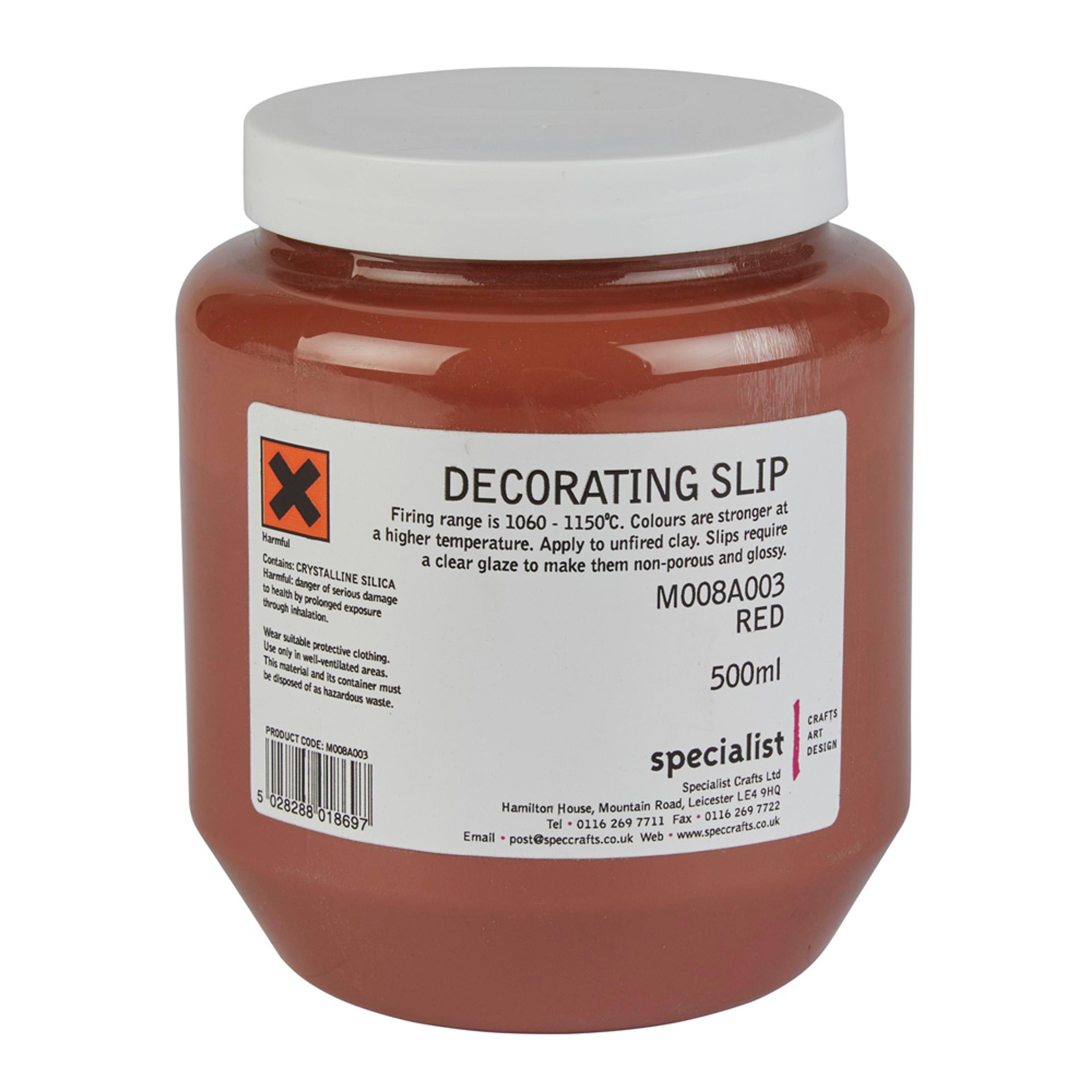 Decorating Slip 500ml - Red