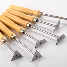 Wooden Handled Turning Tools Set of 3