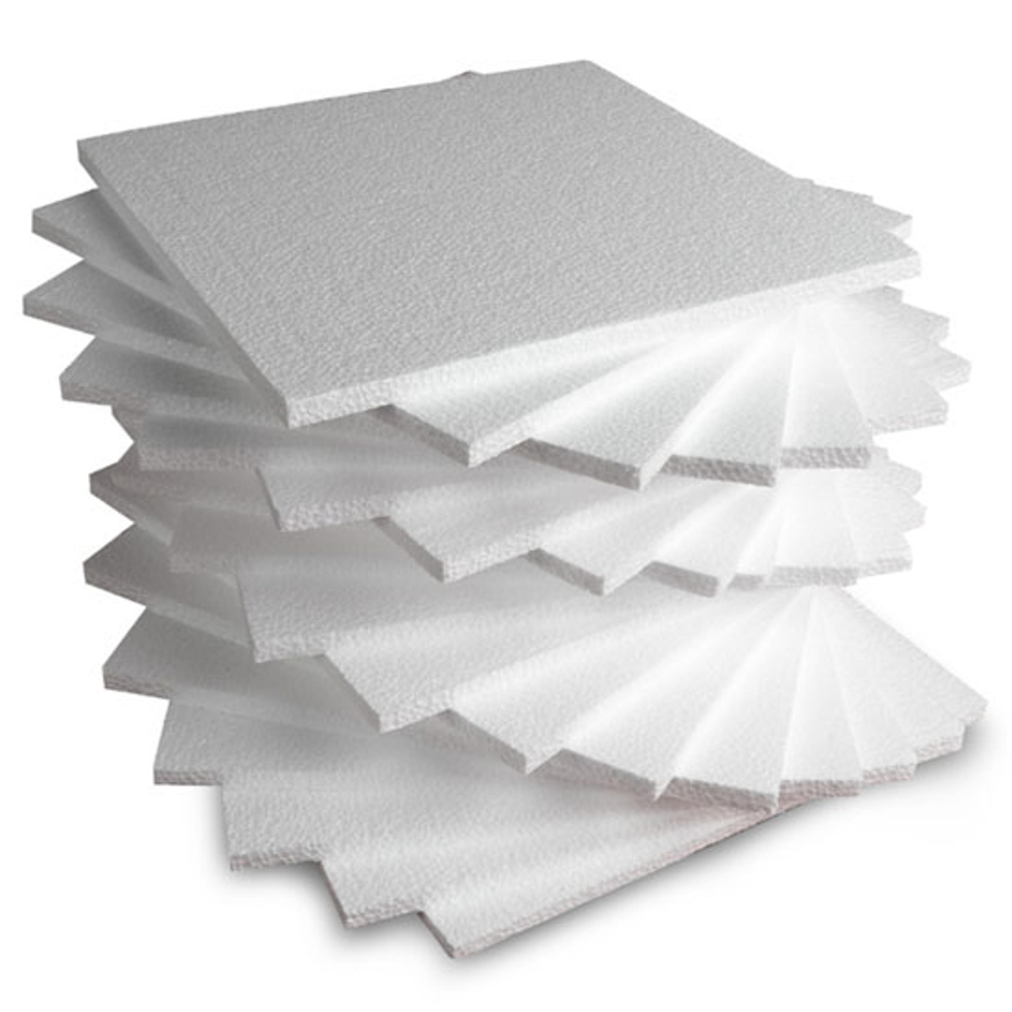 Polystyrene Tiles - 300 x 300 x 10mm. Pack of 20