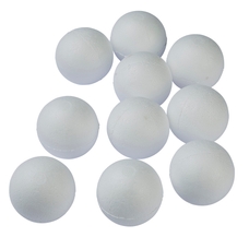 Polystyrene Balls - 60mm dia. Pack of 10