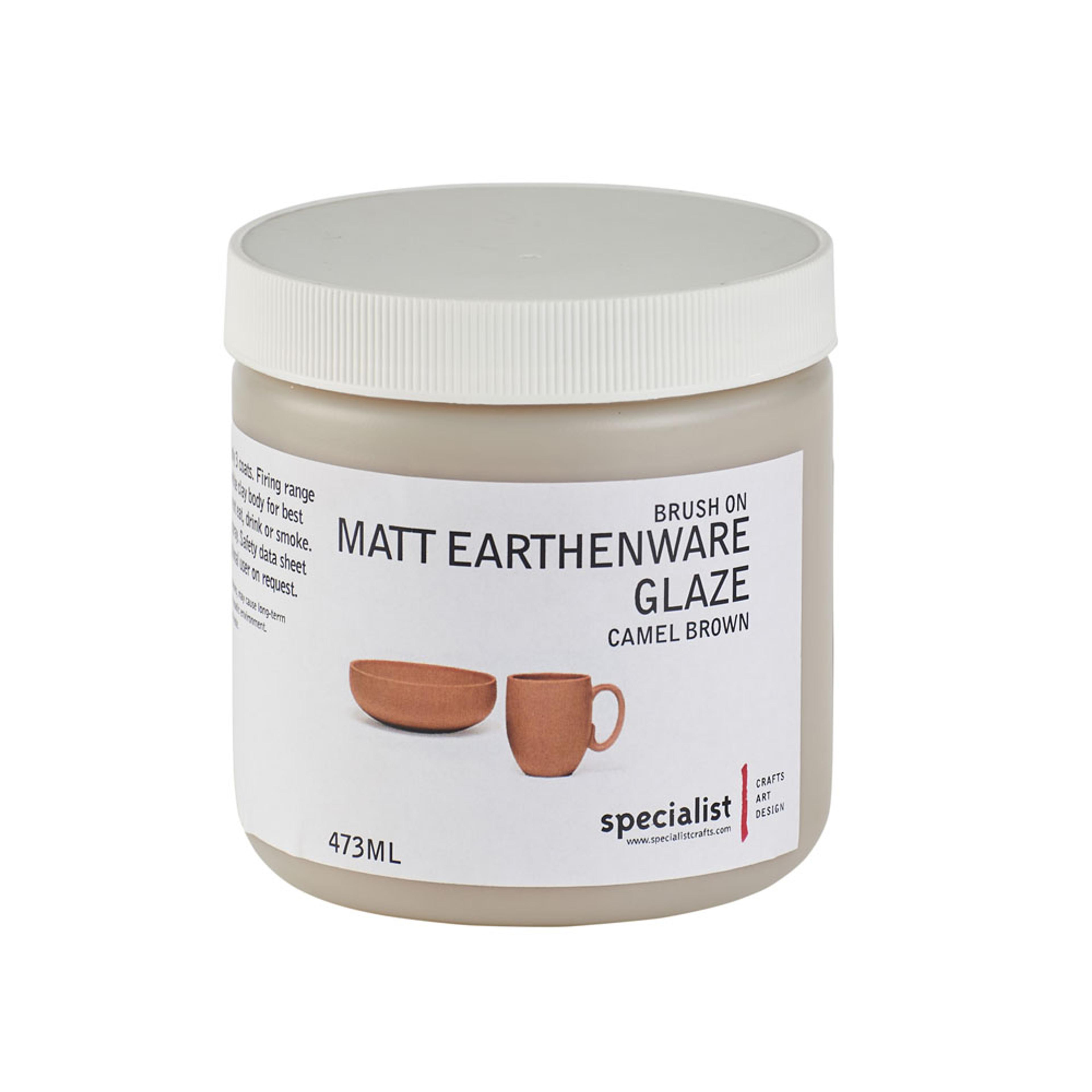 Specialist Crafts Matt Earthenware Glazes - Camel Brown