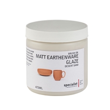 Matt Earthenware Glazes - Desert Sand