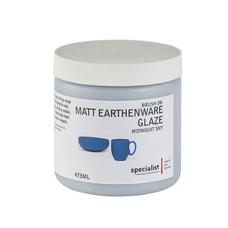 Matt Earthenware Glazes - Midnight Sky
