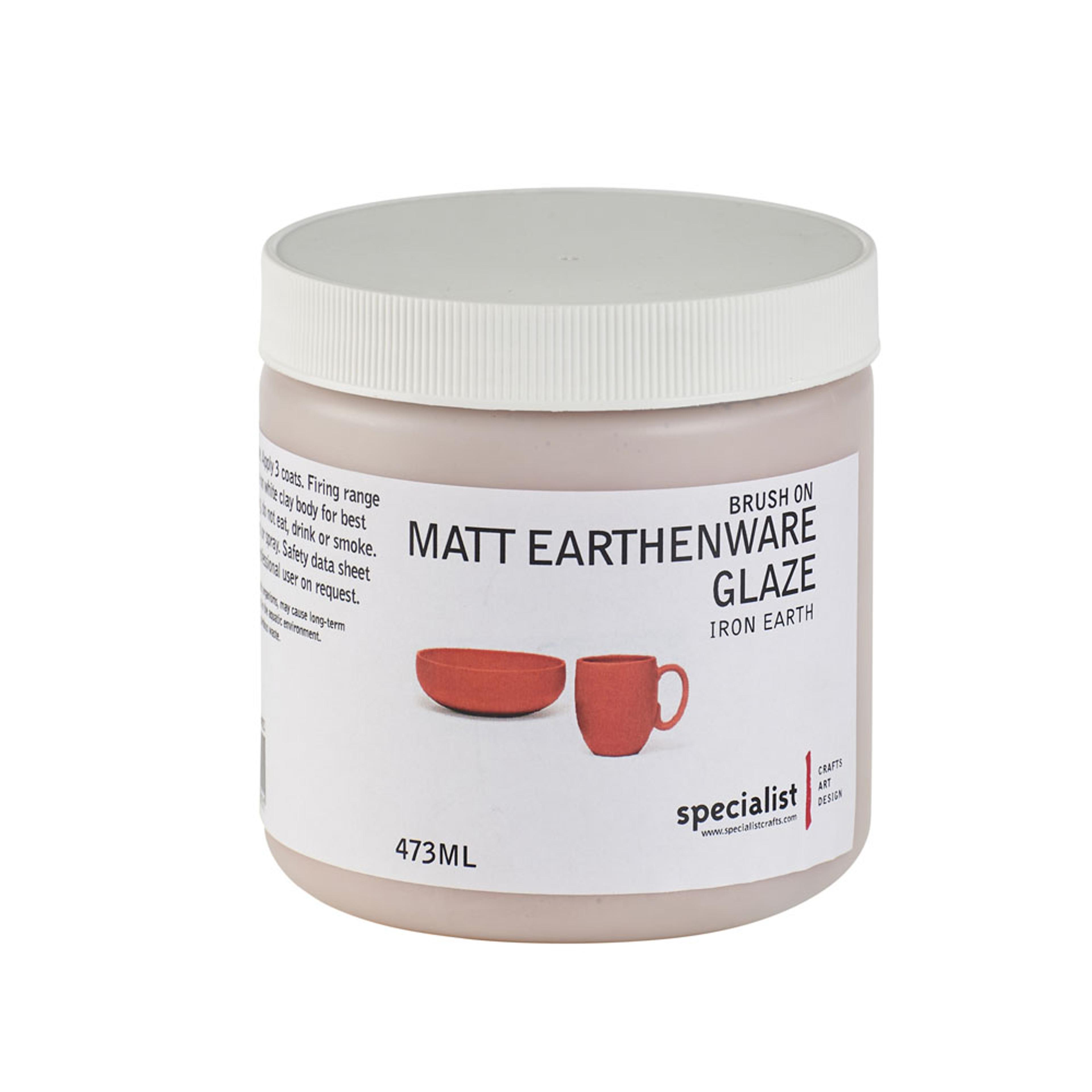 Specialist Crafts Matt Earthenware Glazes - Iron Earth