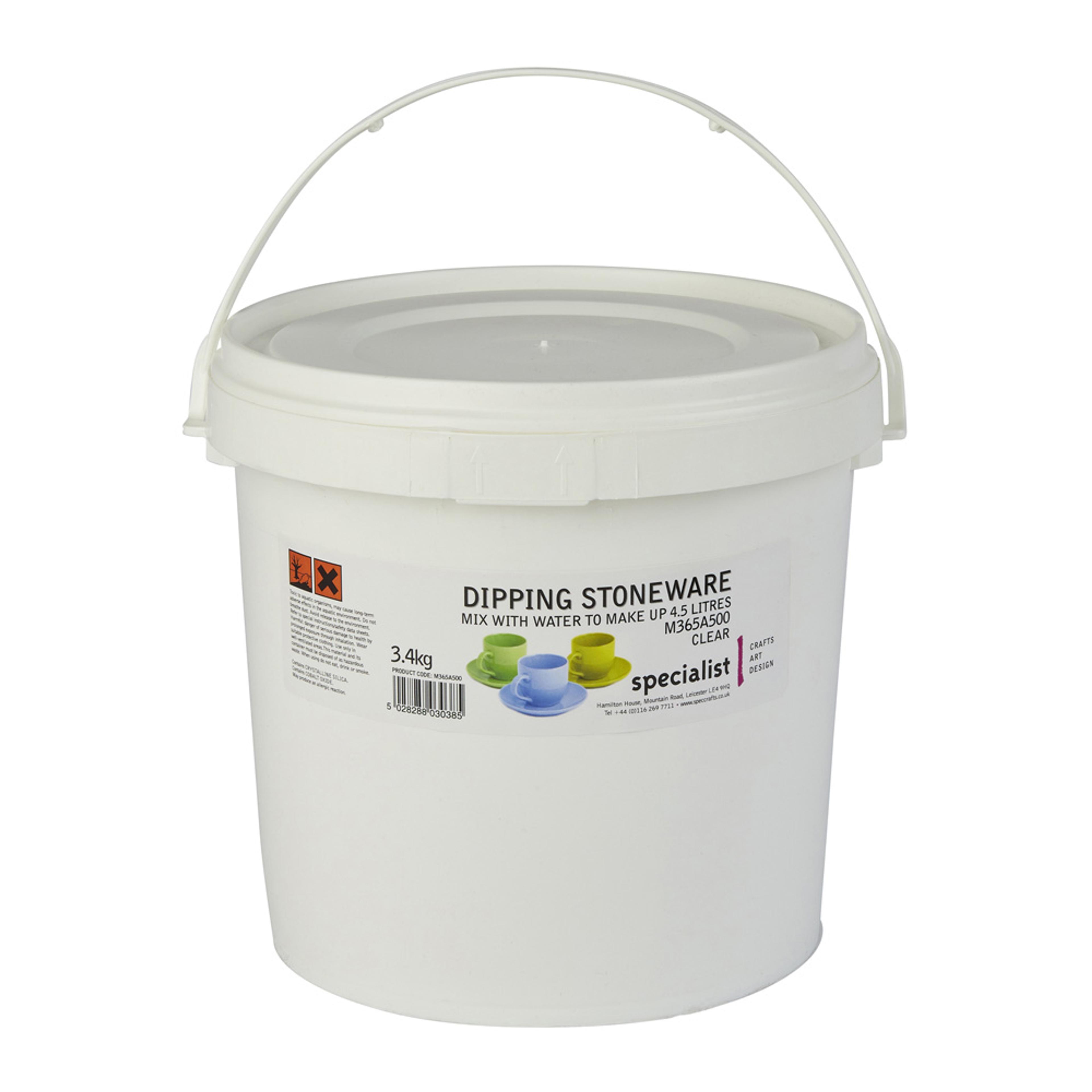 Dipping Stoneware Powder Glaze 3.4kg Tub - Clear