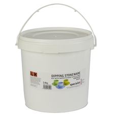 Dipping Stoneware Powder Glaze 3.4kg Tub - White
