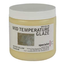 Mid Temperature Glaze 473ml - Butter Yellow (G)