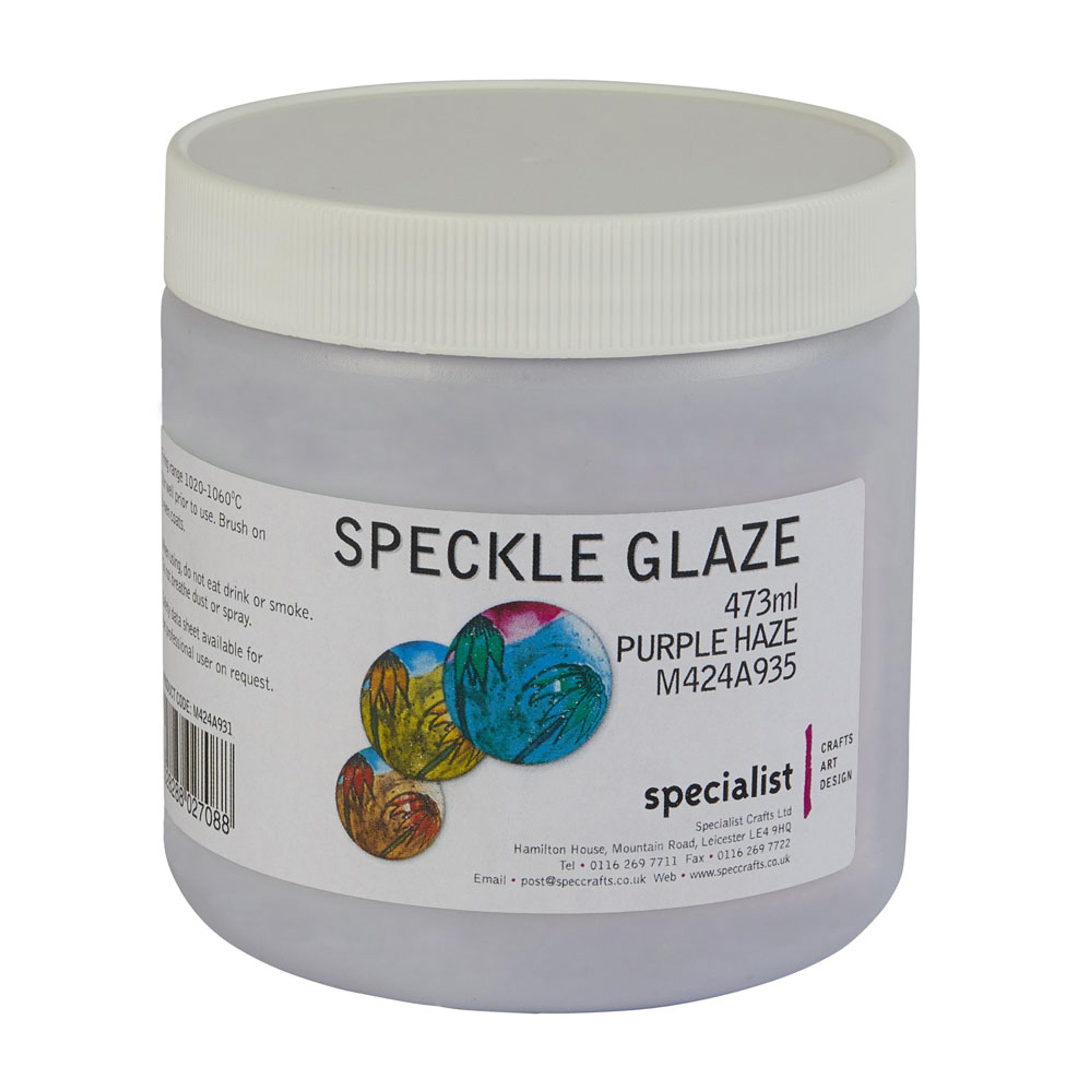Speckle Effect Earthenware Glazes - Purple Haze (GF)