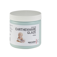 Lead-Free Earthenware Glaze 473ml Tub - Clear Transparent