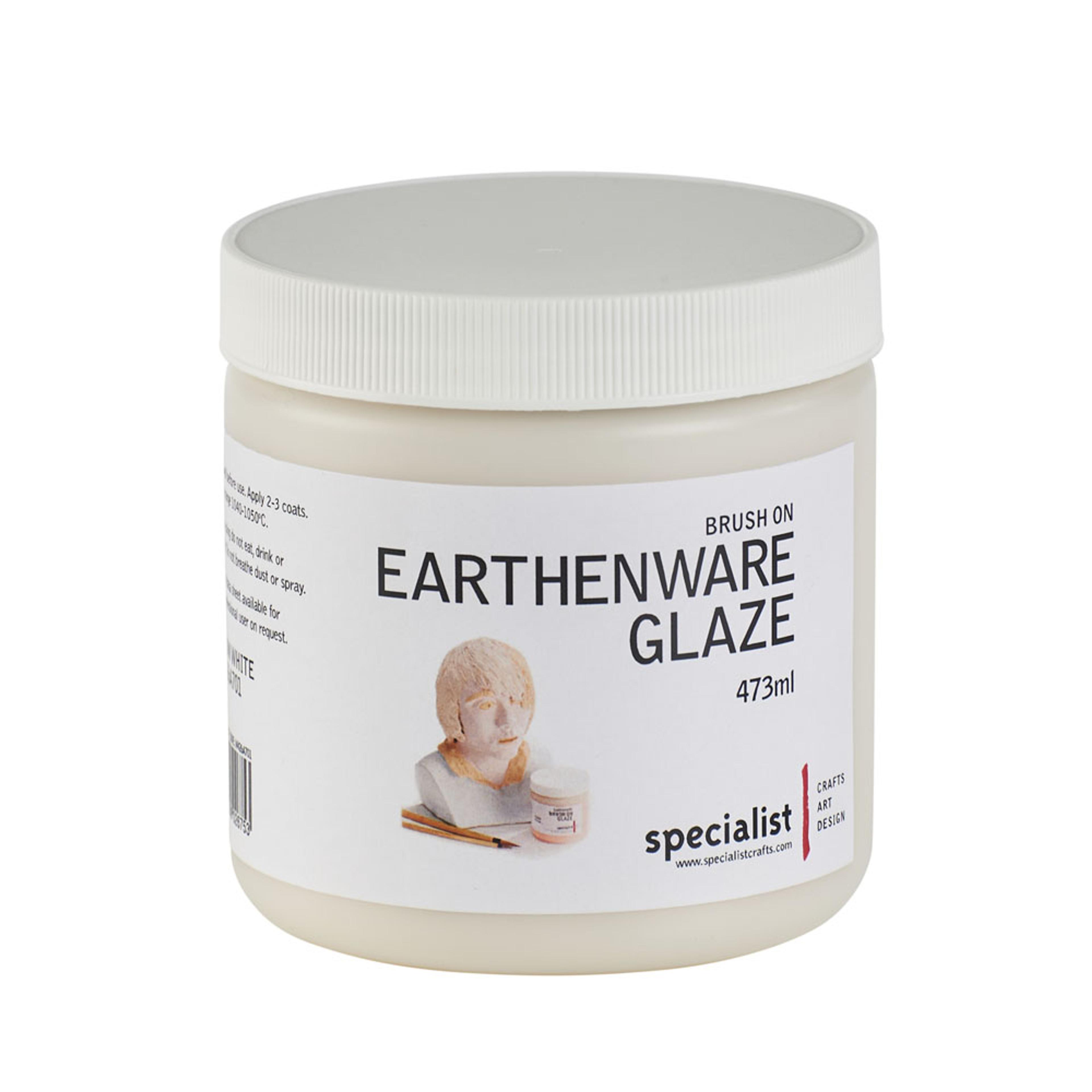 Specialist Crafts Lead-Free Earthenware Glaze 473ml Tub - Snow White