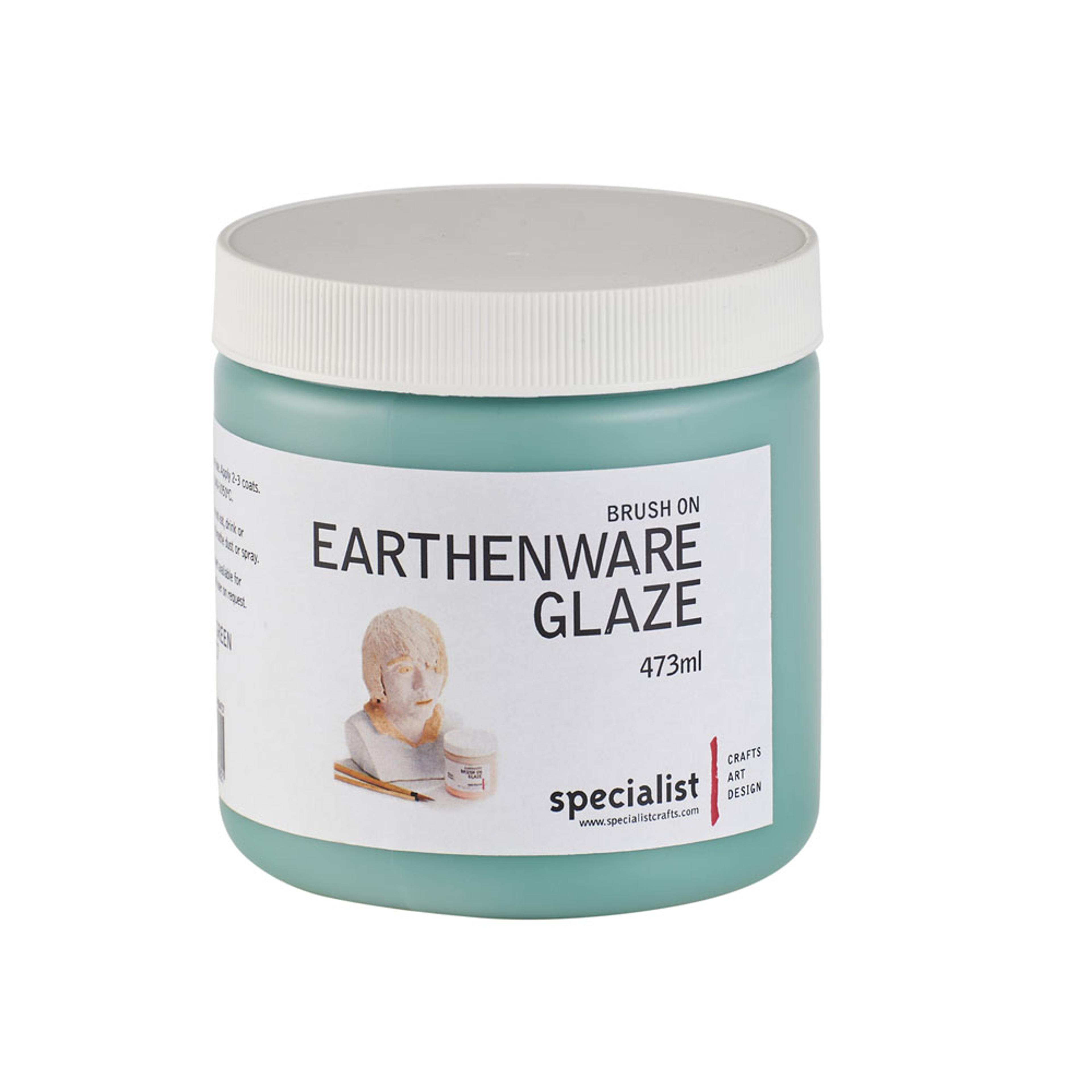 Specialist Crafts Lead-Free Earthenware Glaze 473ml Tub - Forest Green