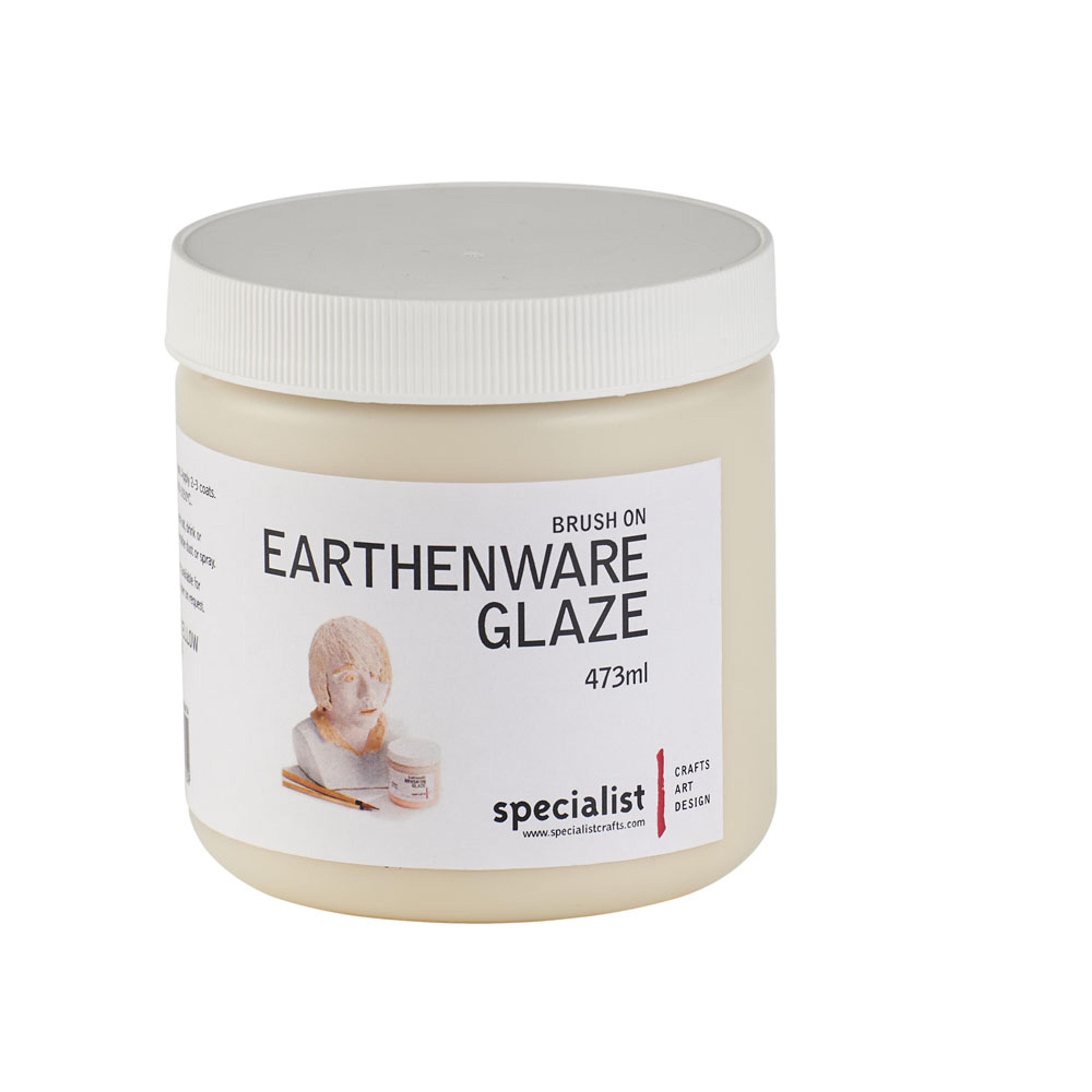 Lead-Free Earthenware Glaze 473ml Tub - Butter Yellow