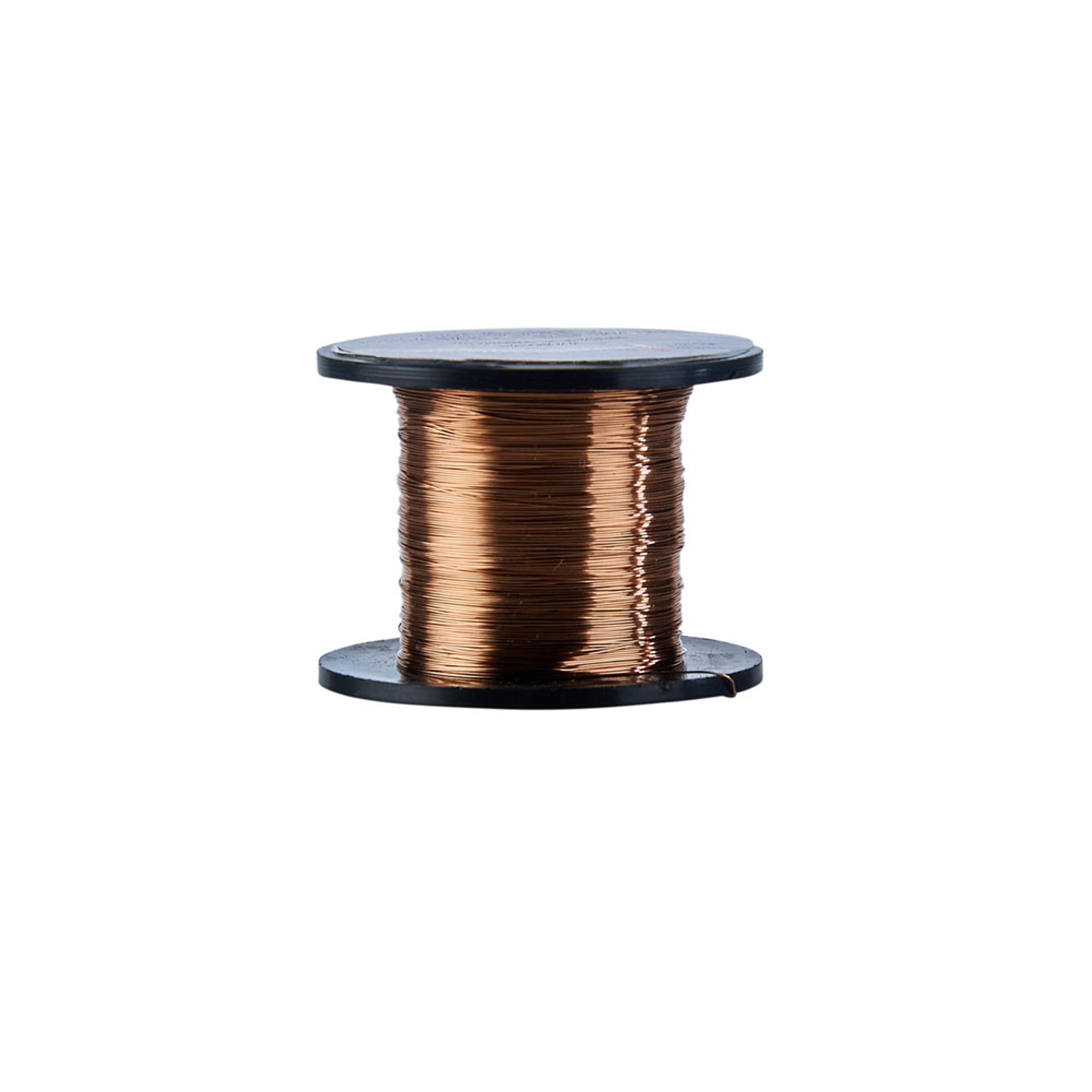 Coloured Enamelled Wire - 0.2mm x 175m Reel - Gun Metal