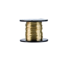 Coloured Enamelled Wire 0.5mm x 25m Reel - Light Gold