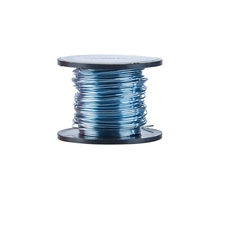 Coloured Enamelled Wire 0.5mm x 25m Reel - Blue