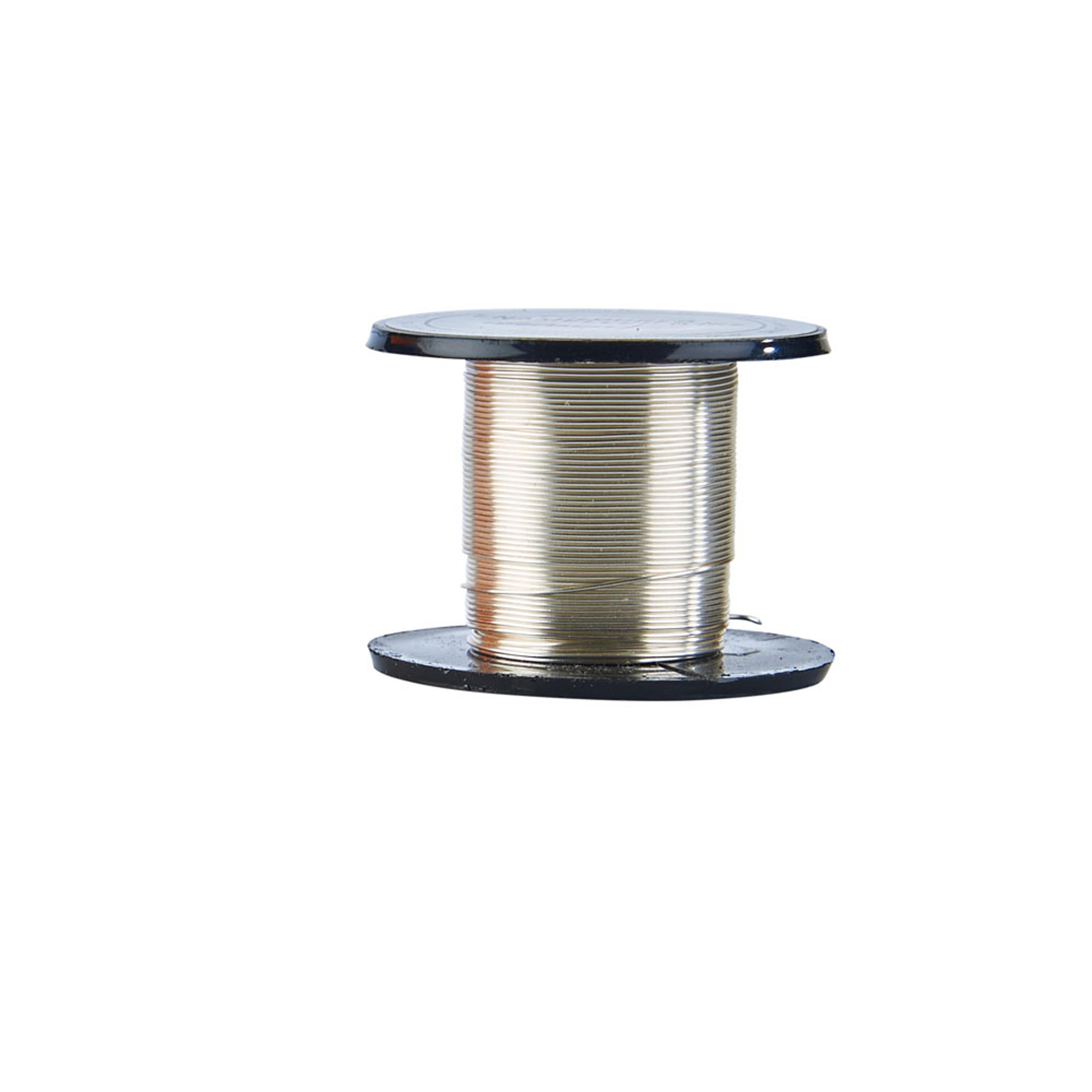 Coloured Enamelled Wire - 0.5mm x 25m Reel - Silver Plated