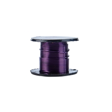 Coloured Enamelled Wire - 0.9mm x 8m Reel - Deep Purple