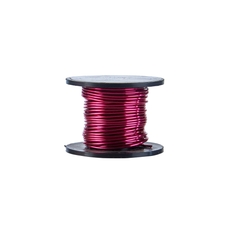 Coloured Enamelled Wire - 0.9mm x 8m Reel - Wine