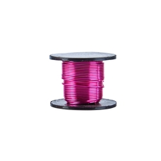 Coloured Enamelled Wire - 0.9mm x 8m Reel - Pink