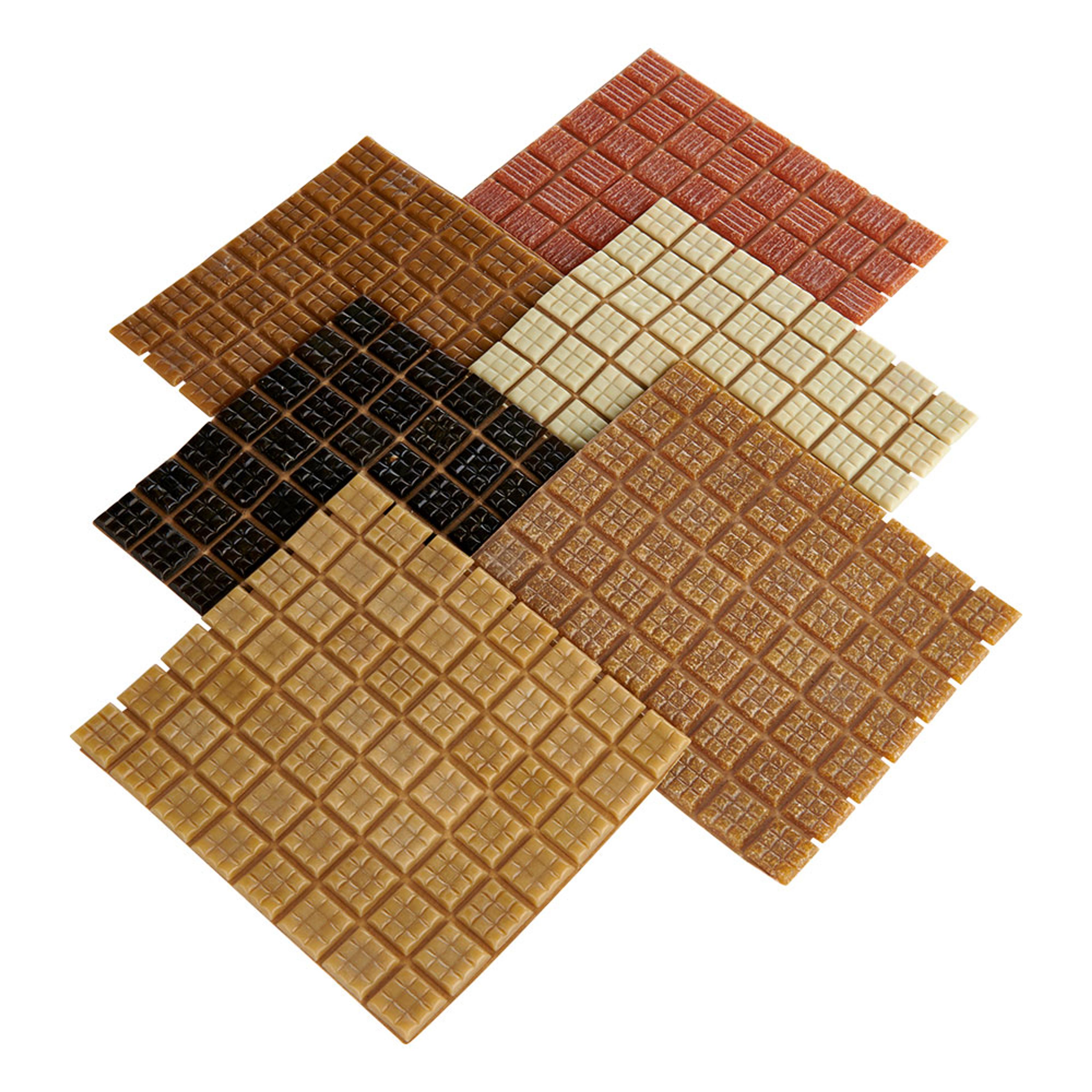 20mm Glass Mosaics - Assortment - Earth Colours