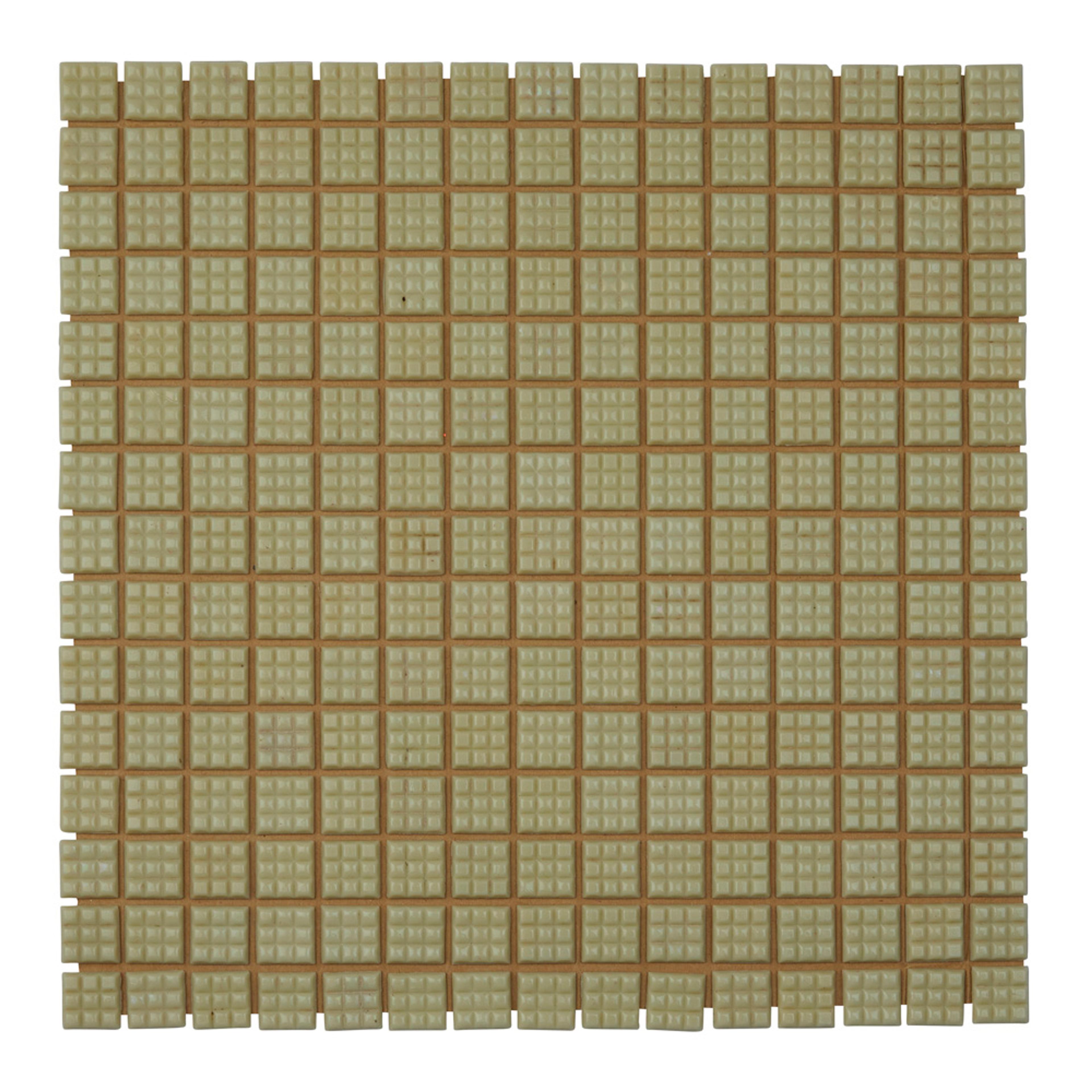 20mm Glass Mosaics - Cream