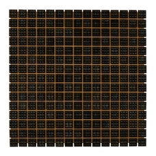 20mm Glass Mosaics - Dark Brown
