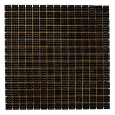 20mm Glass Mosaics - Black