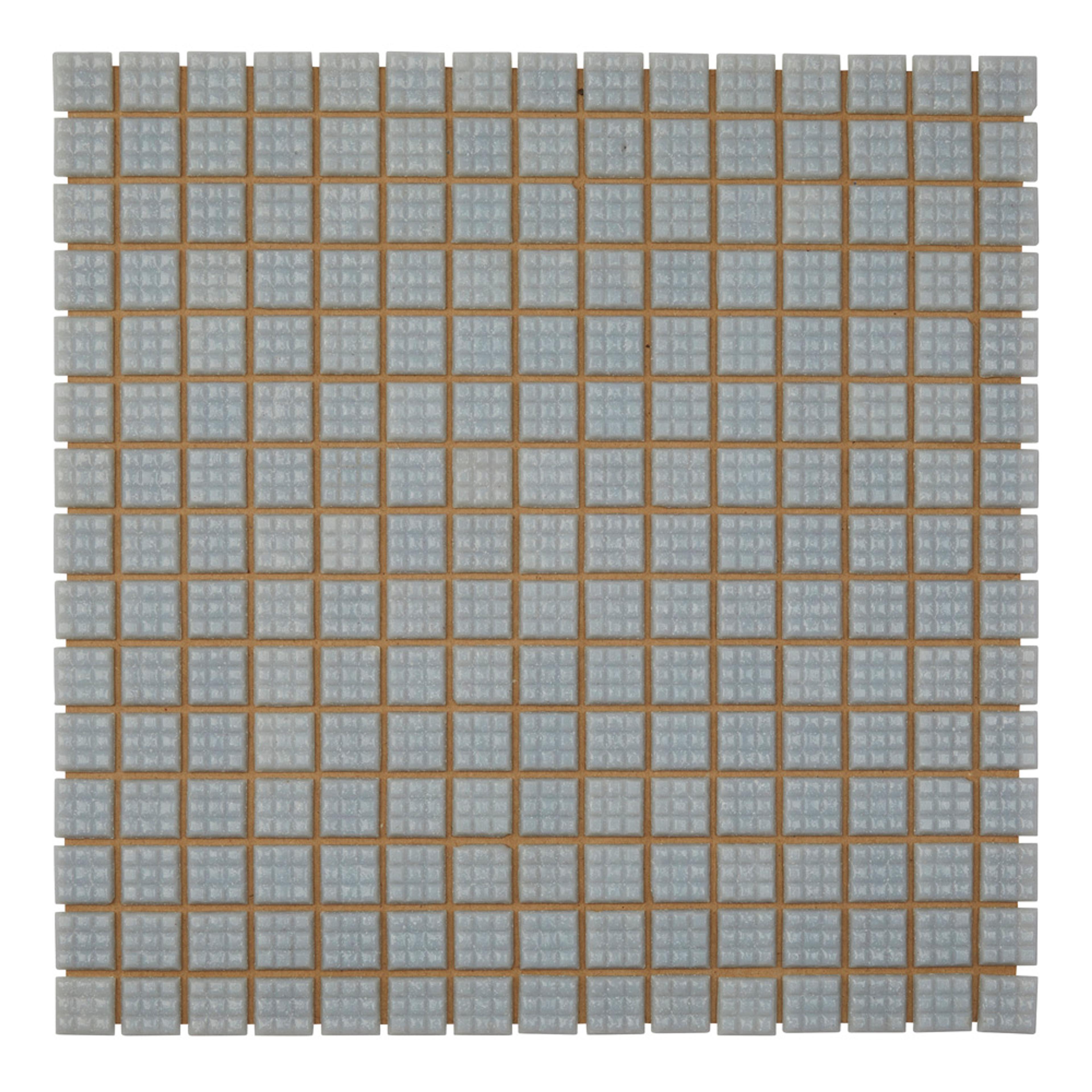 20mm Glass Mosaics - Pale Grey