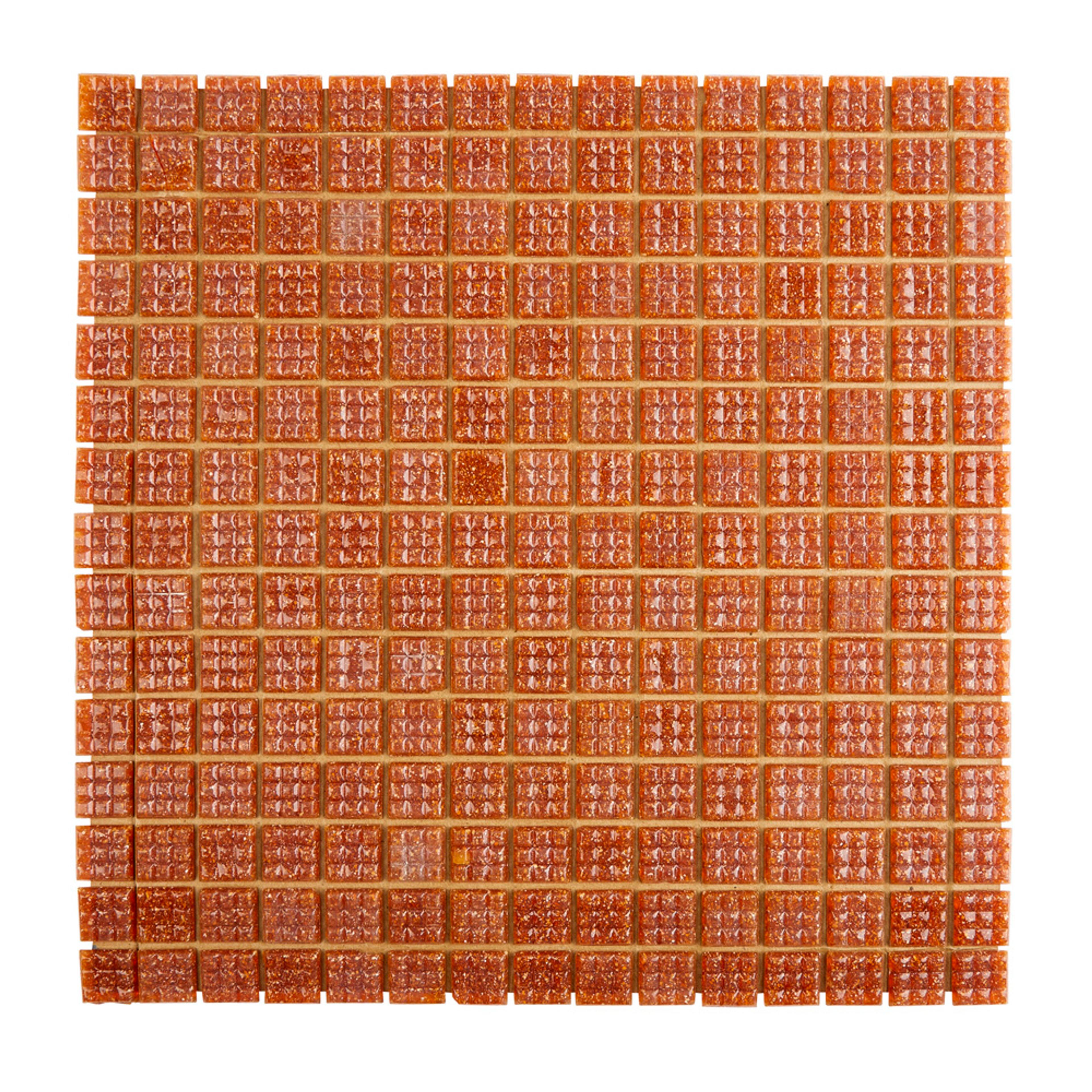 20mm Glass Mosaics - Dark Apricot