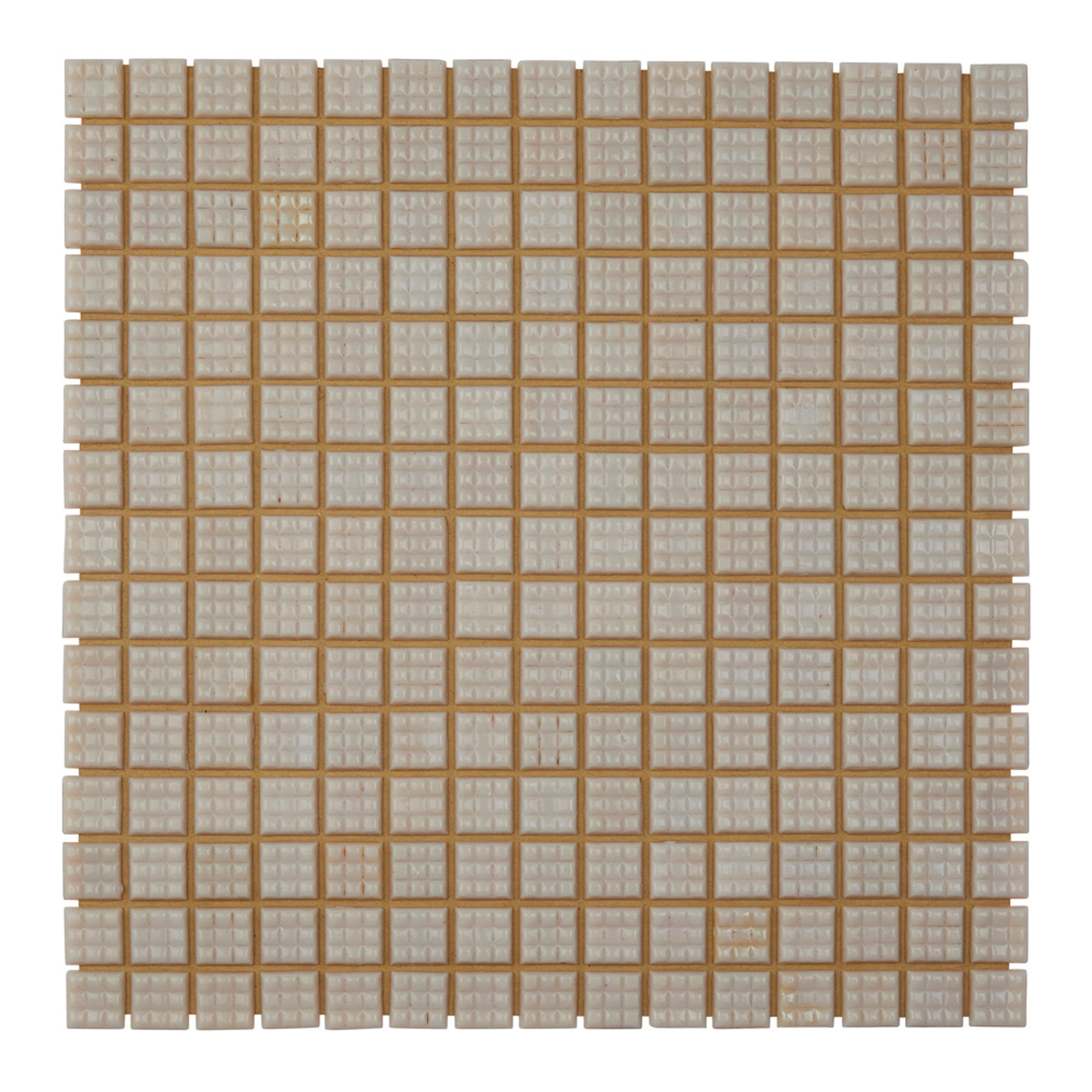20mm Glass Mosaics - Pale Apricot