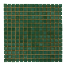 20mm Glass Mosaics - Mid Green