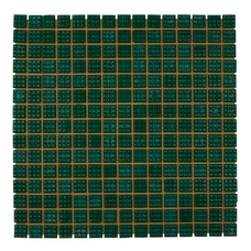 20mm Glass Mosaics - Dark Green