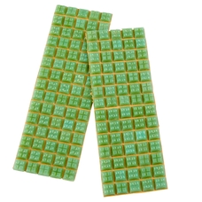 10mm Glass Mosaics 100g - Green