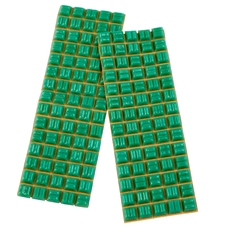 10mm Glass Mosaics 100g - Dark Green