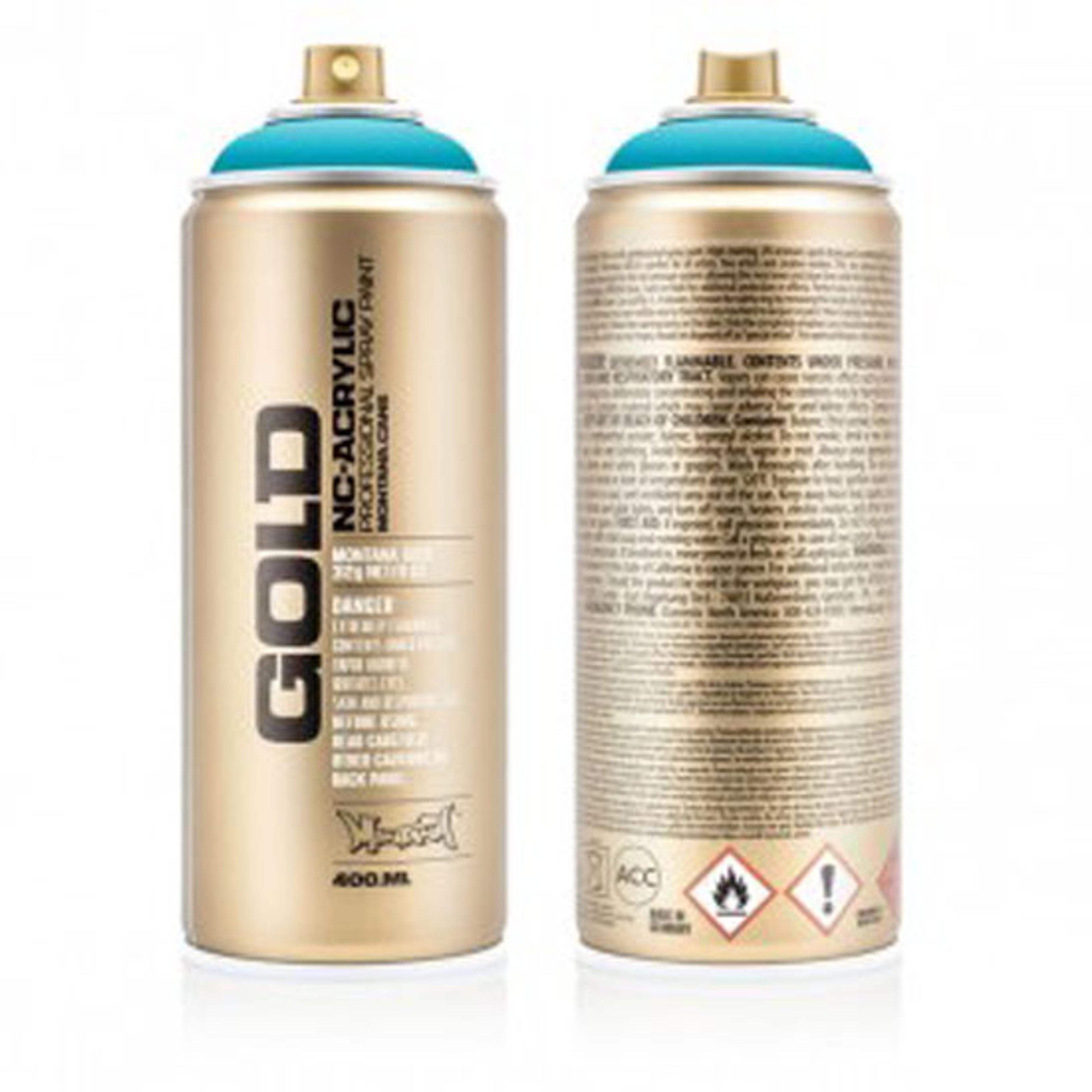 Montana GOLD Matt Spray Paint - 100% Cyan