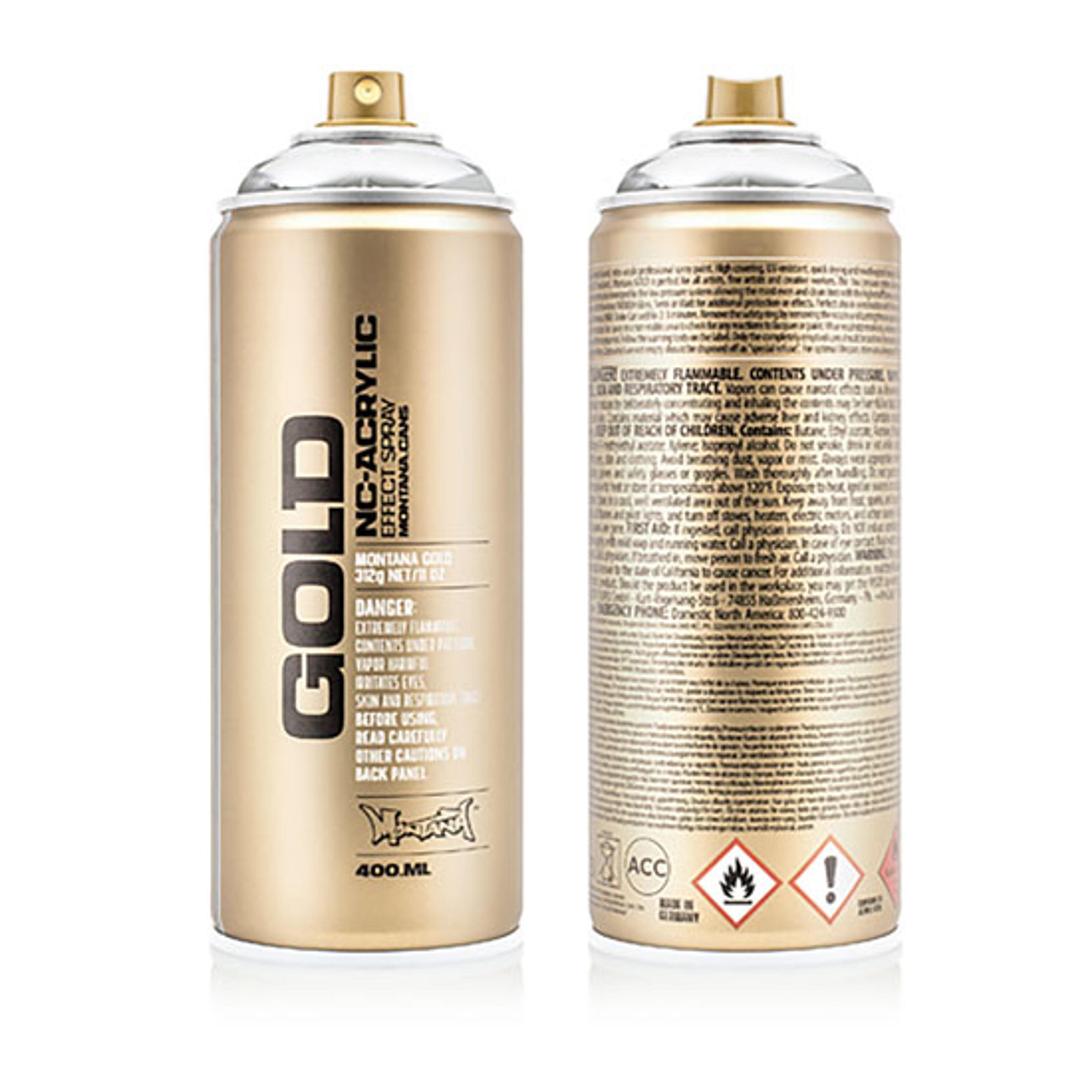 Montana GOLD Matt Spray Paint - Silver Chrome